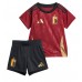 Maillot de foot Belgique Domicile vêtements enfant Europe 2024 Manches Courtes (+ pantalon court)